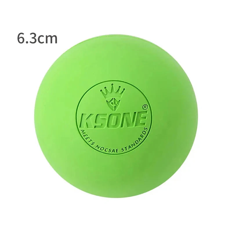 Pelota de masaje de fascia de goma para yoga